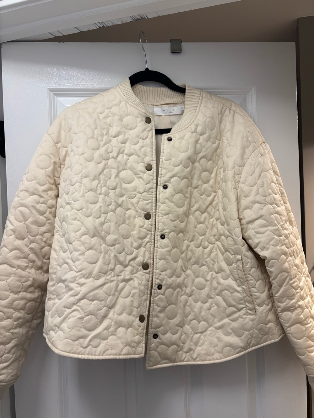 ASTR The Label Floral Quilted Coat